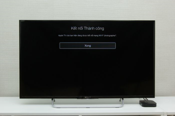 Sau khi kết nối th&agrave;nh c&ocirc;ng bạn chọn Xong